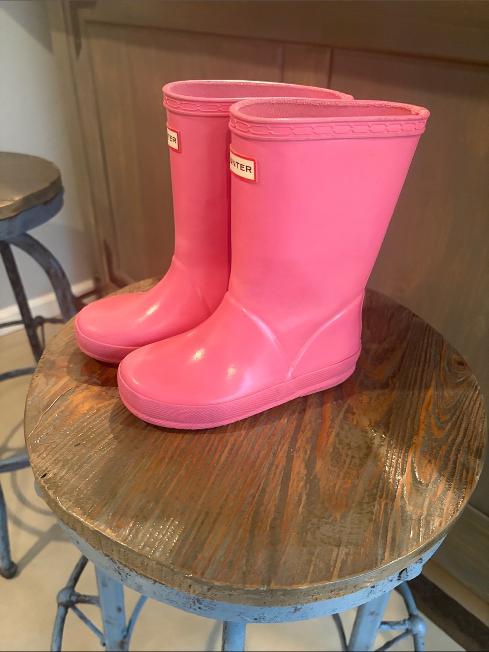 Hunter Pink Children's Rain Boots